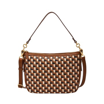 Jolie 真皮新月斜背包 (兩色可選)