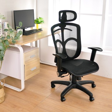 LOGIS邏爵 德萊文全網紳士電腦椅 辦公椅 透氣椅【D810】