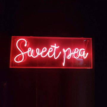 Sweet pea霓虹燈LED發光字Neon Sign廣告招牌Logo餐廳酒吧裝飾