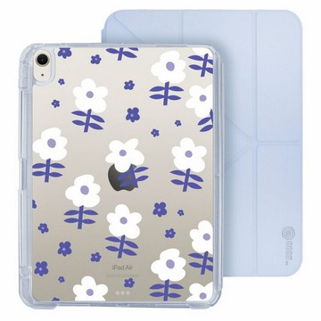 陽光綻放 iPad Air 11/pro13可拆式防摔透明筆槽摺套ipad