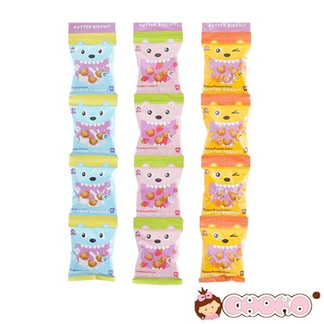俏菓 CHOKO 熊熊酥餅串串包 牛奶 / 草莓 / 香蕉南瓜 12M+