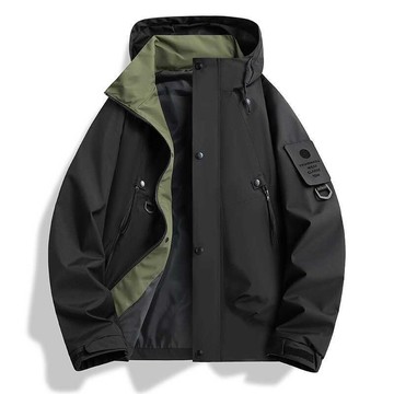 大尺碼S-4XL秋冬情侶衝鋒外套防風防水衝鋒衣石墨烯棉服滑雪服工作加厚保暖禦寒外套發熱衣夾克戶外機能騎行登山休閒鋪棉外套