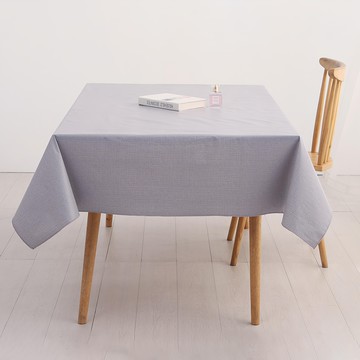 Casa Bella 美麗家居 北歐風防水桌巾  140 x 140cm  淺灰十字紋  1條