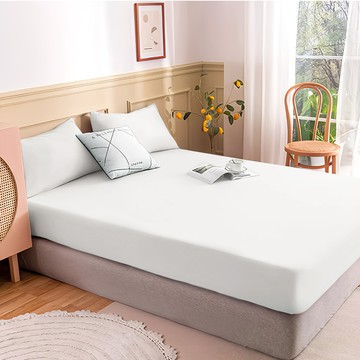 J-bedtime 床寢時光 石墨烯100%防水防潑水床包保潔墊  加大  淨白