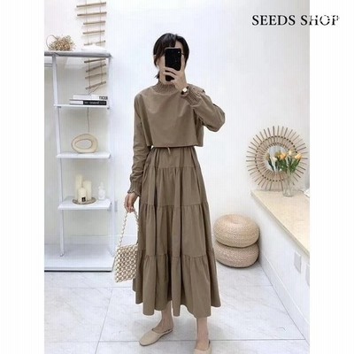 ワンピース レディース 秋冬 オシャレ 膝丈ワンピース 長袖 リボン ワンピ 結婚式ドレス 大人可愛い 二次会 通販 Lineポイント最大get Lineショッピング