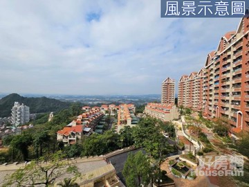 義大景觀山莊樓中樓四房平車~空氣好視野佳｜高雄市大社區學府路