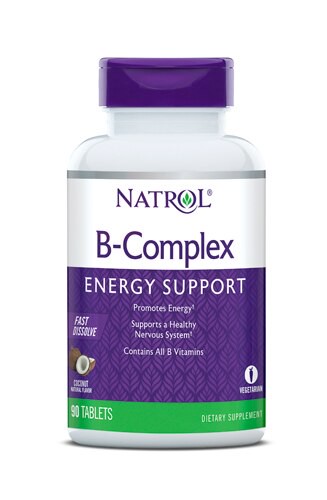 Natrol B-Complex Fast Dissolve Coconut 90 Tablets