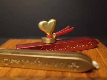 愛心 | 手工封蠟章 | 封蠟禮盒 Wax Seal