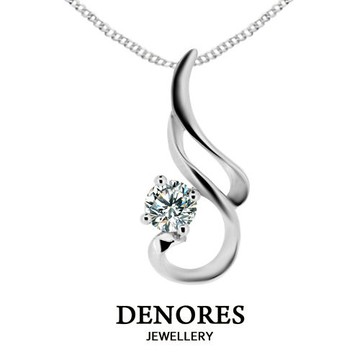 DENORES 浪漫情懷GIA D／VS2／0.30克拉美鑽鍊