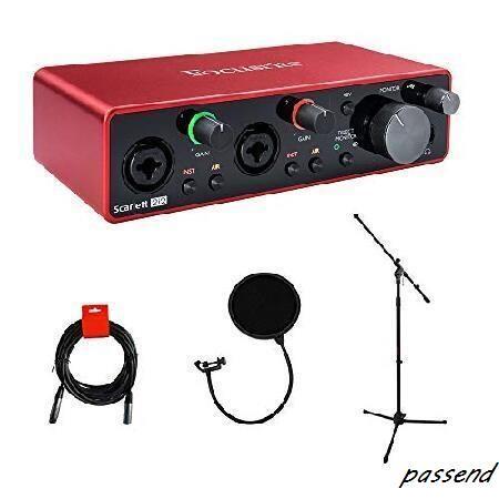 Focusrite Scarlett 2i2 USB Audio Interface (3rd Gen) with Mic