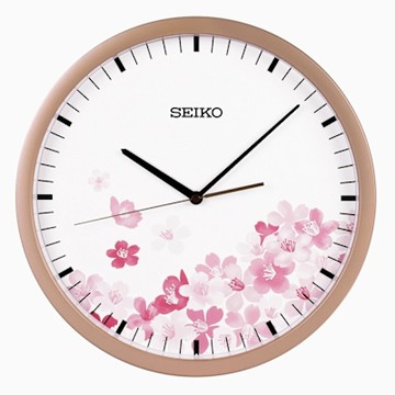SEIKO 日本精工 如云似霞 粉嫩櫻花 掛鐘 時鐘(PIA020P)36.3cm