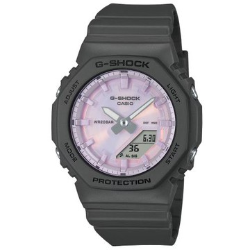 CASIO G-SHOCK 八角錶殼 閃耀光澤 雙顯腕錶 GMA-P2100PC-1A