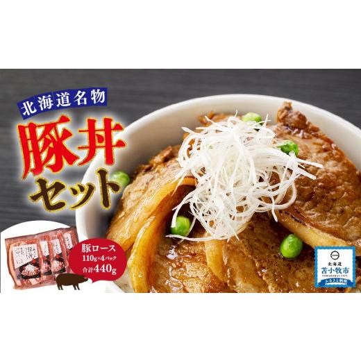 ふるさと納税 北海道 苫小牧市 豚丼の具（ロース）　110g×2×2セット