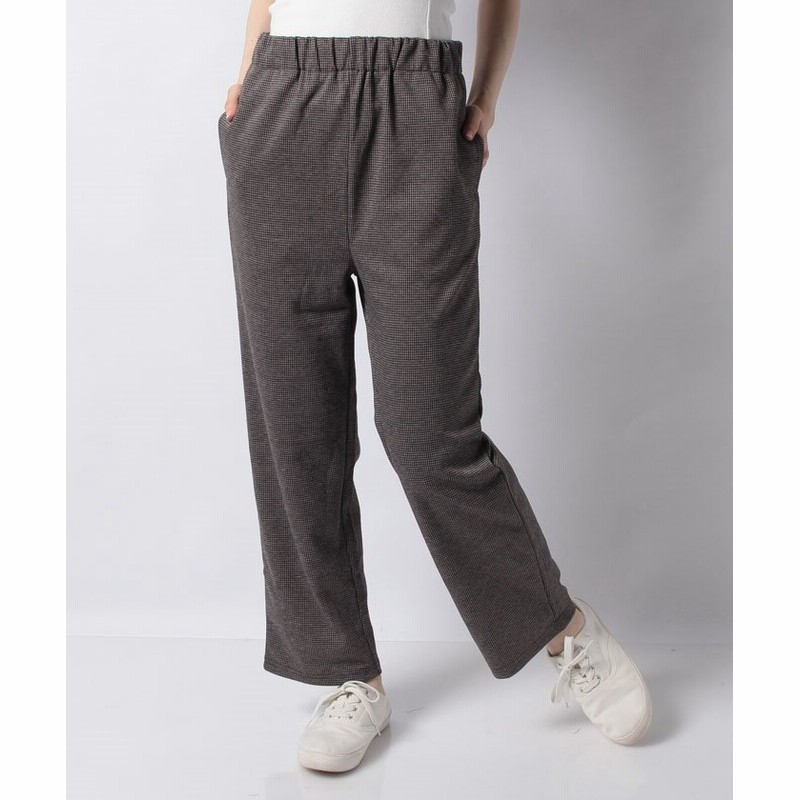 Samansa Mos2 Blue サマンサモスモス ブルー Blue 千鳥柄カットパンツ レディース チャコールグレー 通販 Lineポイント最大get Lineショッピング