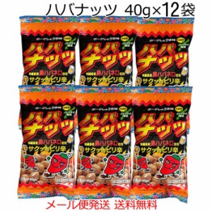 おつまみナッツ ハバナッツ 40g×12袋 島ハバネロ使用サクッとピリ辛 メール便発送 送料無料 沖縄パイオニアフーズ