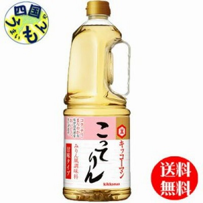【2ケース】 キッコーマンこってりんみりん風調味料1.8Lハンディペット×6本 ２ケース（12本）