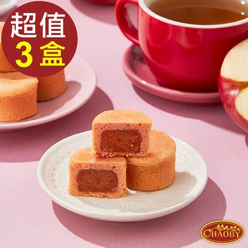 【超比食品】一口蜜蘋酥10入禮盒X3盒_廠商直送