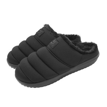 Nike 懶人鞋 Burrow SE 男鞋 女鞋 黑 拖鞋 保暖 麵包鞋 毛絨 HV8561-002