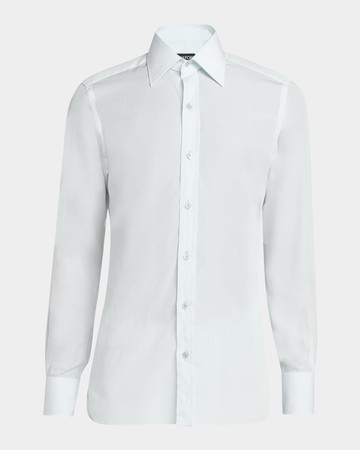 Men's Lyocell Slim-Fit Dress Shirt