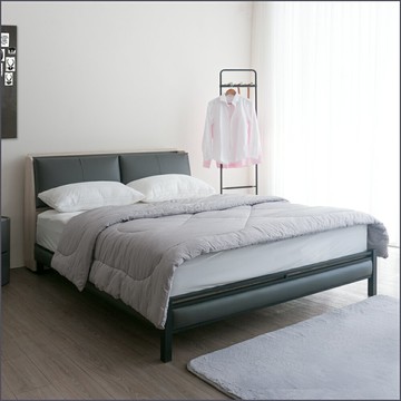 6尺工業風(床頭箱+床底+乳膠獨立筒床墊)三件組 雙人加大床 床組 床台 床架【280SET002A】Leader傢居館280-711-004+QB711+258-1515056