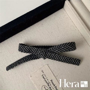 【Hera 赫拉】復古少女蝴蝶結邊夾兩入組 H112111402