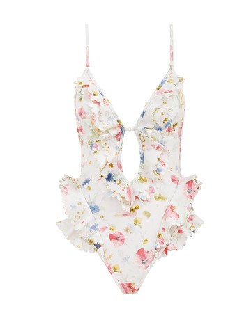 zimmermann "lucky" one piece swimsuit