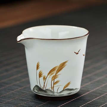 官窯公道杯陶瓷分茶器大容量公杯家用茶海簡約勻茶器茶具茶道零配