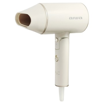 aiwa 愛華 雙電壓吹風機  獨立冷風功能  高濃度負離子  速乾  折疊式設計  AHD-2202D  白色