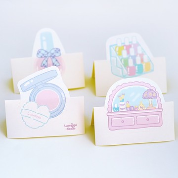 美妝主題memo貼紙組