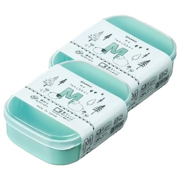 日本 NAKAYA 我的便當盒 內附分隔板 M 2個  顏色隨機  1組