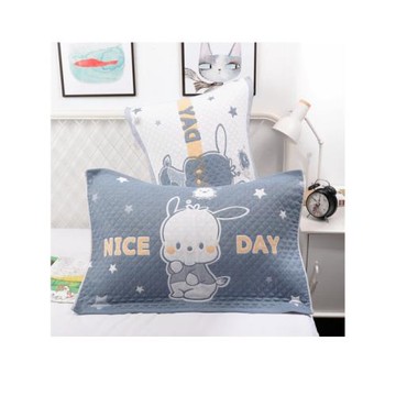 枕巾加厚紗布情侶枕頭巾一對裝成人加大四季單人枕芯蓋巾葡樂葡樂