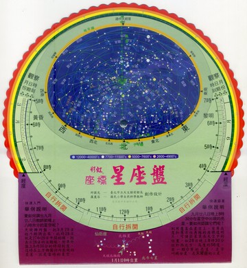 【文具通】Jin Da 進大 花蝶 教學用 彩虹 座標 星座盤 B2070019【領券滿額再折千12/31止】