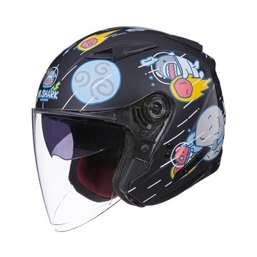 【MR.SHARK聯名款】SOL SO7E MR.SHARK 鯊魚先生 星空黑  3/4罩安全帽