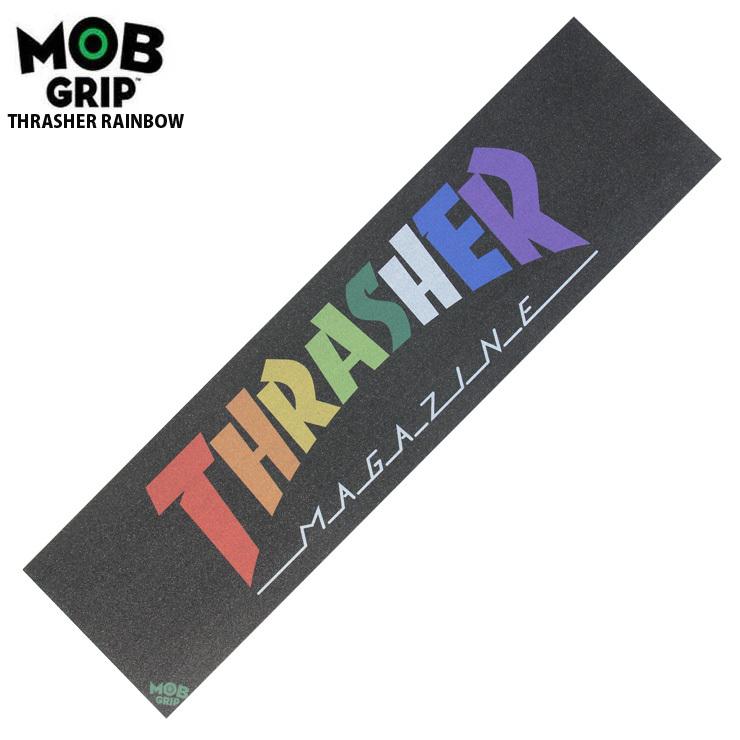 スケボー デッキテープ モブグリップ MOB GRIP THRASHER RAINBOW