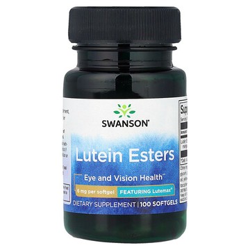 Swanson Vitamins, 葉黃素酯，6 毫克，100 粒軟膠囊