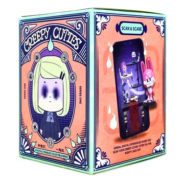 MegaHouse 百萬屋 Mighty Jaxx Creepy Cuties 毛骨悚然的小可愛們 盒玩 Set 塑膠PVC材質 15歲以上適用  1盒