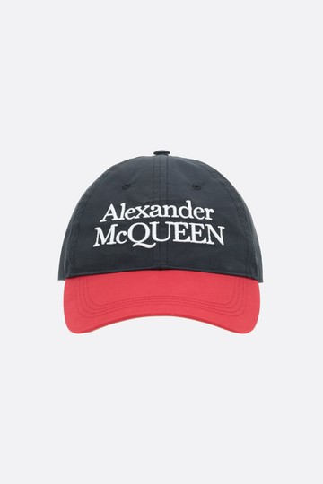 ALEXANDER McQUEEN Alexander McQueen embroidered canvas baseball cap Man