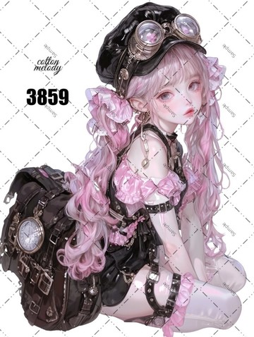 original sticker no.3859 人物貼紙 原創貼紙 原創人物貼紙 裝飾貼紙 cotton melody