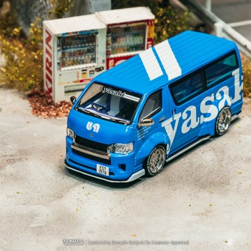【東海模型】Tarmac Works 1/64 1/64 Toyota Hiace Widebody Yasak T64-038-YAS