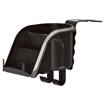 bebehome 車用座椅背多功能置物掛鉤  1個  黑色