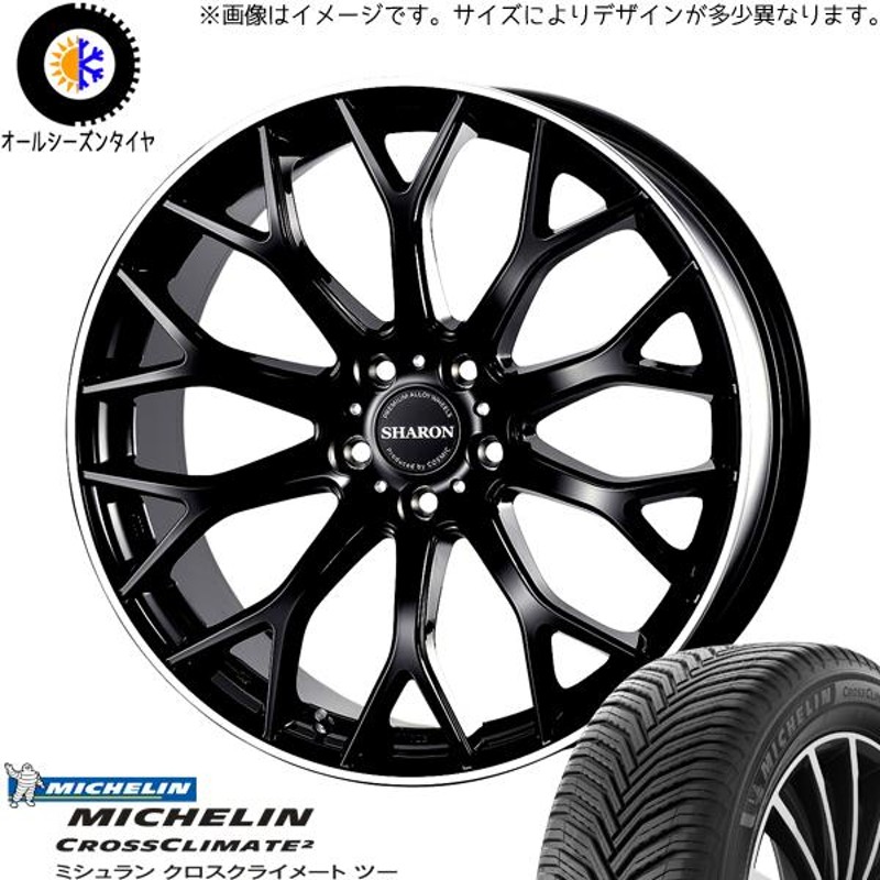 ミシュラン 245/40R19 オールシーズンタイヤホイールセット アルファード etc (MICHELIN CROSSCLIMATE u0026  NOVARIS ASETTED1 5穴 114.3)