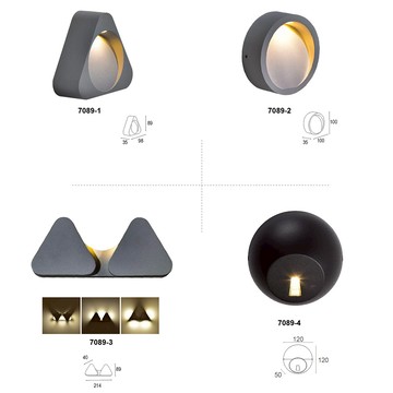 戶外上下照明壁燈 B03-7089-1 7089-2 7089-3 7089-4