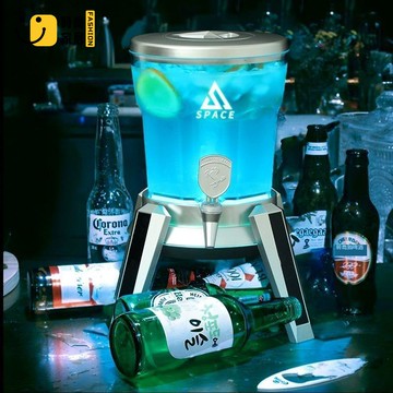 免運/附發票 福佳白3升紮啤發光酒炮酒吧專用啤酒桶帶龍頭抖音網紅可樂桶容器工廠現貨出 新品折扣 售後保障 5s12