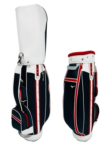 美津濃高爾夫球包女 輕便球桿包 有帽裝備女士大容量PU料新款