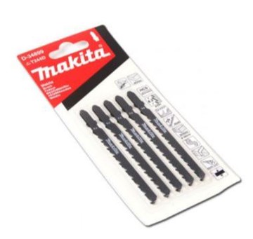 MAKITA 牧田 D-34899 T244D 線鋸片 5片 高碳鋼 快速 切割 適用 木材 塑料 鋁材