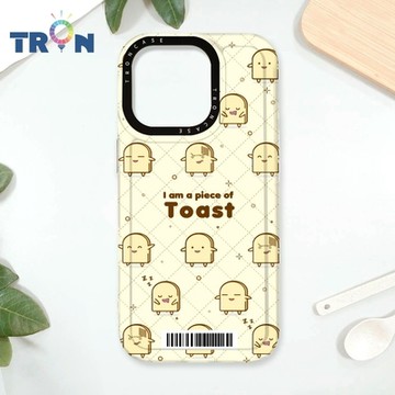 TRON iPhone 16 Pro 麵包君口味大集合系列 防摔太空載具殼 透白 軟硬 手機殼