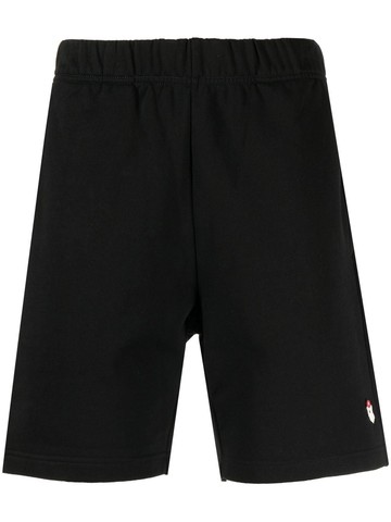 CHOCOOLATE - logo-patch cotton shorts - men - Cotton - M - Black