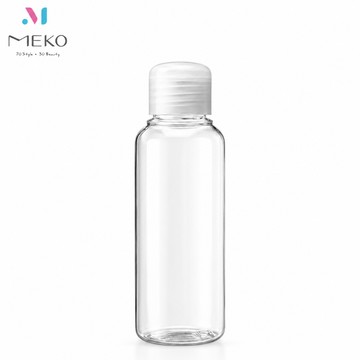 MEKO 圓掀瓶(100ml) /分裝瓶/乳液瓶/乳壓瓶/沐浴乳洗髮精分裝 U-079【官方旗艦館】