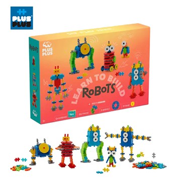 【++Plus-Plus 加加積木】小顆粒 創作系列 小小機器人