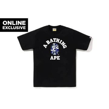 AirRoom正品 2025SS BAPE COM CAMO COLLEGE BAPEC APE 官網 限定 迷彩 短T